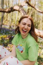 Load image into Gallery viewer, One Bloody Day at a Time Embroidered Tee