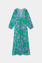 Load image into Gallery viewer, Block Print Emerald Dress