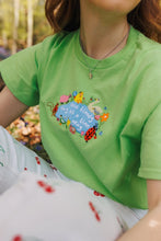 Load image into Gallery viewer, One Bloody Day at a Time Embroidered Tee