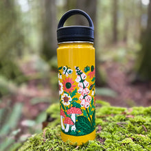 Load image into Gallery viewer, Sunshine Garden Water Bottle by Phoebe Wahl