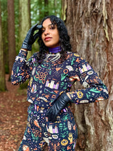 Load image into Gallery viewer, Nooworks Track Top in Tarot Garden