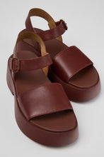 Load image into Gallery viewer, Camper Sandal: Tasha Burgundy
