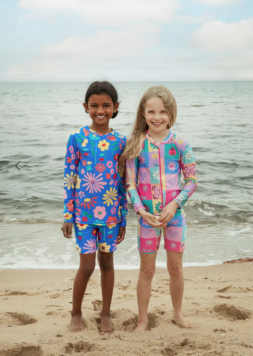 Kids Swim Short Garden Variety Girl on the Wing
