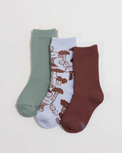 Baggu Kids Crew Socks (Set of Three)