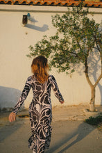 Load image into Gallery viewer, Age of Aquarius Long Sleeve Maxi Dress