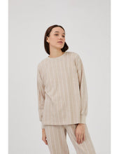 Load image into Gallery viewer, Work from Home Stripe Sweater

