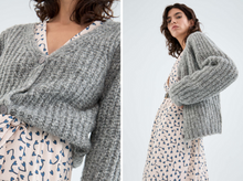 Load image into Gallery viewer, Cozy Granny Grey Cardigan