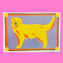 Load image into Gallery viewer, Cats and Dogs Small Riso Prints by Naomi Wilkinson