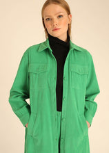 Load image into Gallery viewer, Classic Corduroy Overshirt: Grass

