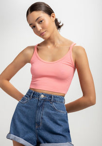Summer Staple Ribbed Cropped Tank
