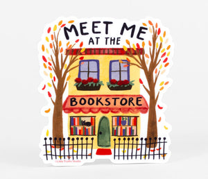 Meet Me at the Bookstore Sticker