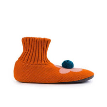 Load image into Gallery viewer, Flower Power Knit Sock Slippers: Scooby