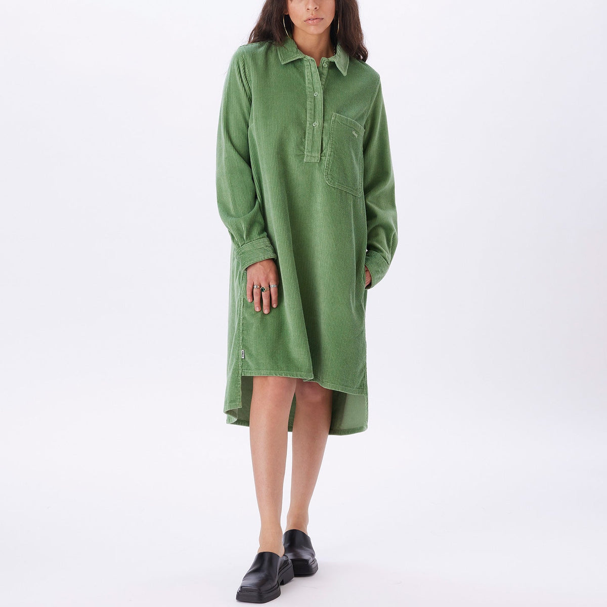 Corduroy shop shirt dress