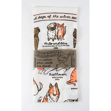 Load image into Gallery viewer, Tea Towel: Cats and Dogs of the Silver Screen