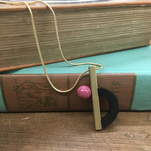 Load image into Gallery viewer, Pink Planet Necklace by SewaSong