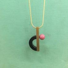 Load image into Gallery viewer, Pink Planet Necklace by SewaSong