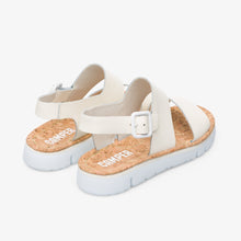 Load image into Gallery viewer, Camper Sandal: White Leather
