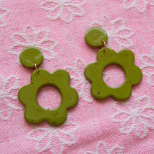 Load image into Gallery viewer, Daisy Ceramic Earrings by Meghan Macwhirter