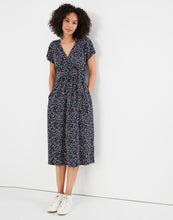 Load image into Gallery viewer, Confetti Jersey Wrap Dress