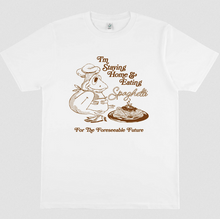 Load image into Gallery viewer, Staying Home and Eating Spaghetti Tshirt by Hannah Michelle Bayley