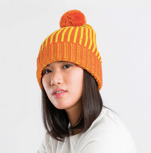 Load image into Gallery viewer, Chunky Rib Knit Beanie: Golden Olive
