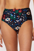Load image into Gallery viewer, Dragonflies and Flowers Bikini Bottoms
