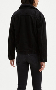 Levi's Sherpa Denim Jacket (Black)