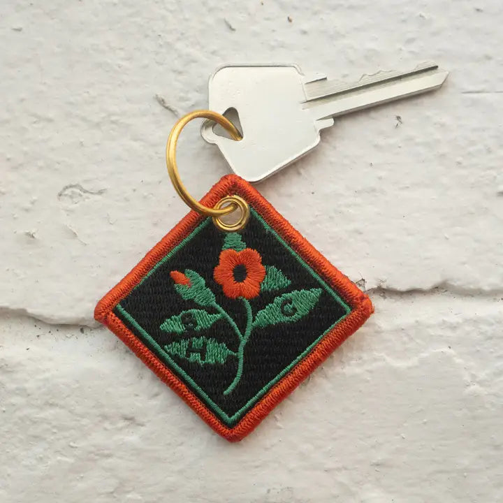 Embroidered Keychains by Stay Home Club