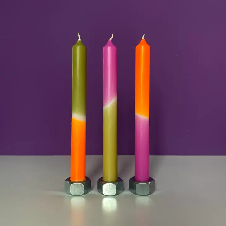 Papaya Tree: Taper Candle Trio