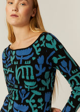 Load image into Gallery viewer, Abstract Tulip Sweater Dress

