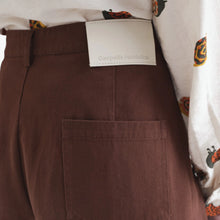 Load image into Gallery viewer, Twill Wide-Leg Pants
