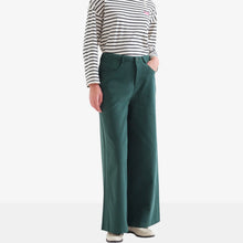Load image into Gallery viewer, Twill Wide-Leg Pants
