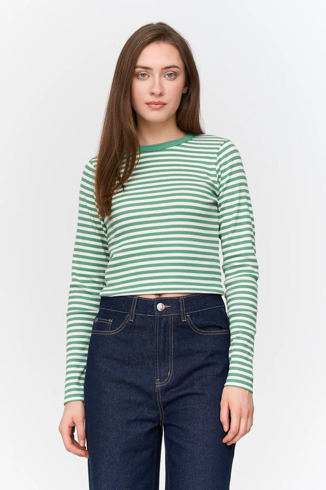 Emerald Stripe Long Sleeve