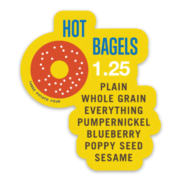 Hot Bagels Sticker