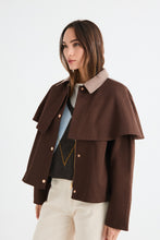 Load image into Gallery viewer, Mystery Novel Jacket (Removable Cape)

