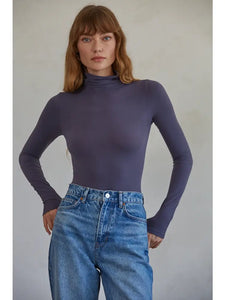 Knit Seamless Turtleneck Bodysuit