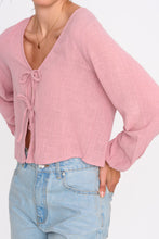 Load image into Gallery viewer, Rose Tie Blouse
