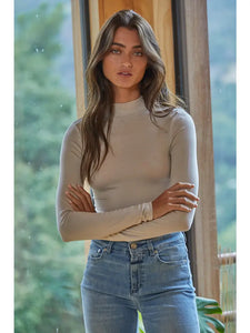 Perfect Layering Turtleneck Long Sleeve Top