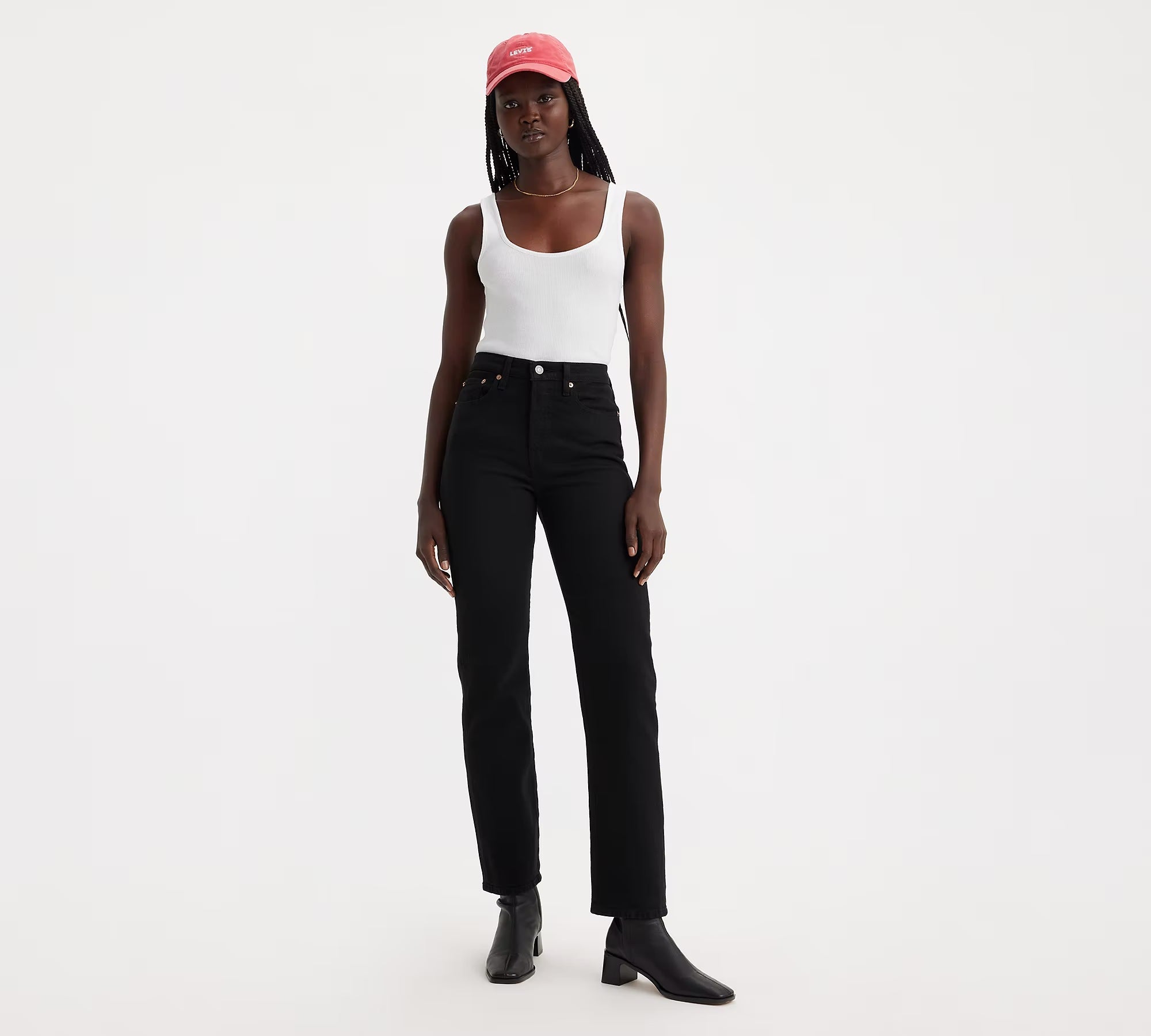 Levi's Wedgie High Rise Straight Fit Jeans