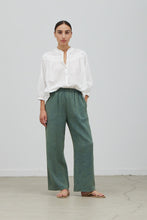 Load image into Gallery viewer, Malachite Wide-Leg Gauze Pant
