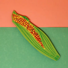 Load image into Gallery viewer, Corn on the Cob Leather Bookmark
