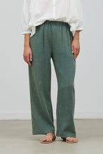 Load image into Gallery viewer, Malachite Wide-Leg Gauze Pant
