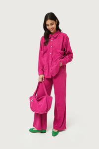 Fuchsia Corduroy Overshirt