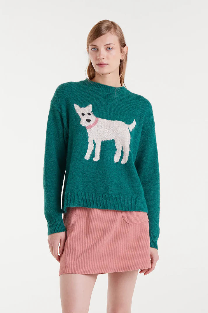 Green Terrier Sweater
