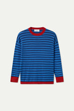 Load image into Gallery viewer, Blue Striped Sweater
