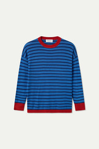 Blue Striped Sweater