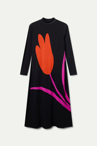 Big Tulip Print Dress