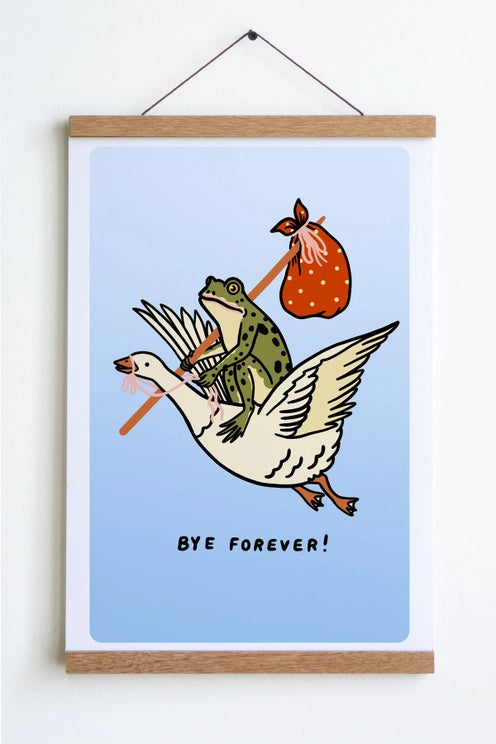 Bye Forever Print by SHC