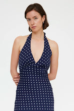 Load image into Gallery viewer, Swiss Dot Halter Dress
