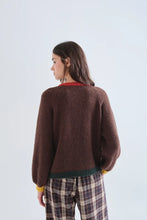 Load image into Gallery viewer, Cozy Colour-Block Cardigan
